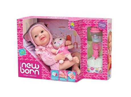 Imagen de MUÑECA NEW BORN REF .8205 BODY ROSA DIVERTOYS