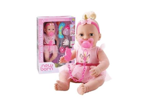 Imagen de MUÑECA NEW BORN REF. 8190 UNICORNIO DIVERTOYS