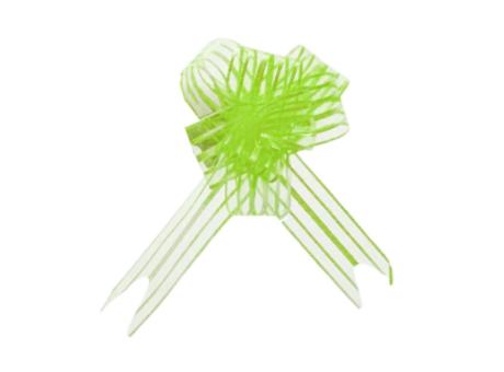 MOÑO  MARIPOSA GUARDABLE GRANDE DISENOS VARIOS,PLASTICO EN BOLSITA,RAYAS VERTICAL, VERDE LIMON,D5CM*L73CM