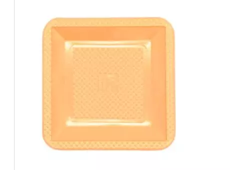 PLATO FORFEST FORFEST  CUADRADO 15CM NARANJA CANDYX50 PQYLA-15