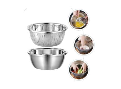 SET BOWL Y COLADOR INOX 26CM F-3116 XX