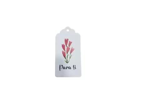ETIQUETA PARA TI 10P (5X10CM) BLANCO