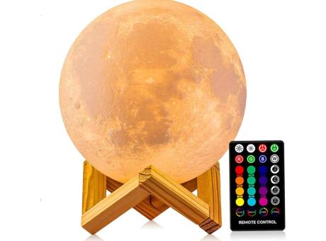 LAMPARA 3D FORMA DE LUNA E-6195