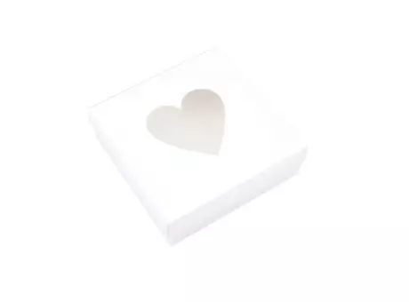 CAJA 15X15X5 C/ VISOR CORAZON PK042