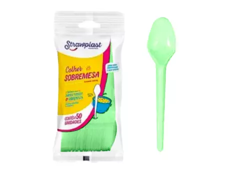 CUCHARITA VERDE CANDY 20 X 50