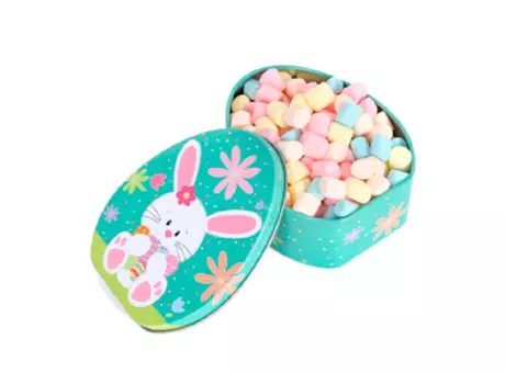 LATA HUEVO PASCUA (9X11.5X4.5CM) TIFFANY