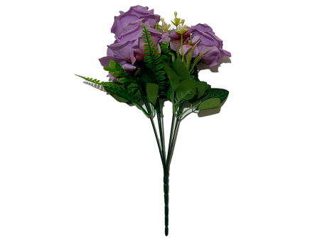 Imagen de FLOR ARTIFICIAL ROSA (30CM) PURPURA