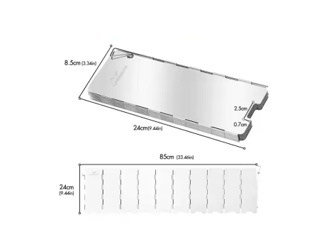 Imagen de PARABRISA PROTECTOR VIENTO METAL GL80120-1