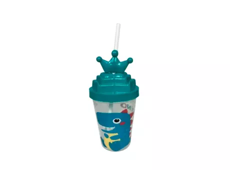 Imagen miniatura de VASO PLASTICO INFANTIL DINO 400 ML CY-1049A-11E
