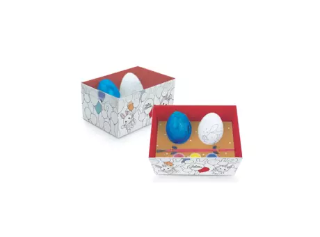 KIT CAJA VAMOS COLOREAR COM 01 HUEVO BALLON 30GR