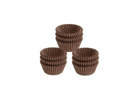 Imagen de MOLDE DE PAPEL P/CUPCAKE REDONDO REF. 54091