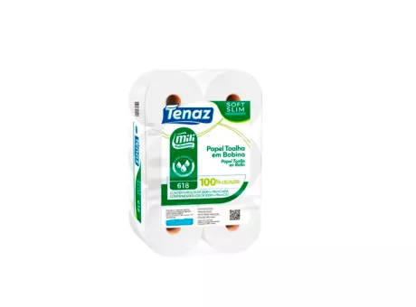 Imagen de TOALLA PAP ROLLO  618  TENAZ SOFT 19X200 20GR C06