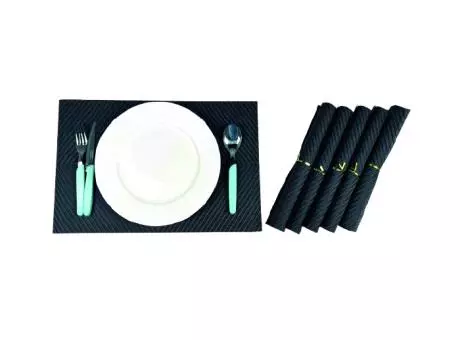 Imagen miniatura de SET INDIVIDUAL 6 PZS PVC-6PC-6