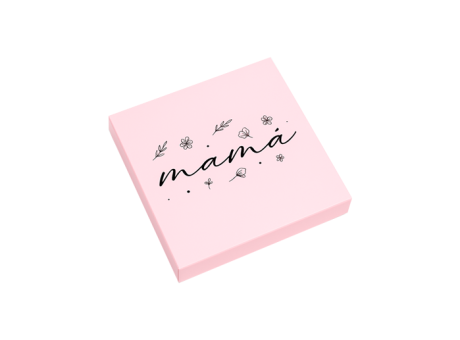 Imagen miniatura de CAJA PARA 16 BOMBONES ROSA + SCODIX GER089.4.S