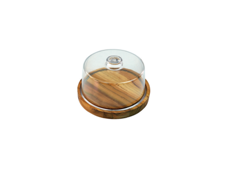 Imagen miniatura de QUESERA DE TECA CON ACRÍLICO 681.004.M00 NITRON