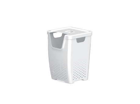 CESTO PARA LA ROPA SUCIA APILABLE - BLANCO 43,8 L 552004002 NITRON