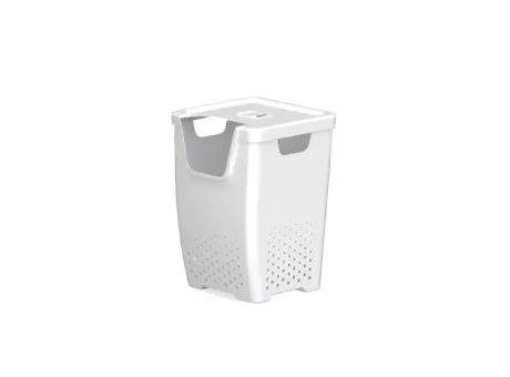 CESTO PARA LA ROPA SUCIA APILABLE - BLANCO 43,8 L 552004002 NITRON