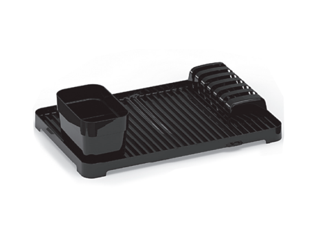 Imagen miniatura de ESCURRIDOR DE PLATOS FLAT - NEGRO 820006003 NITRON
