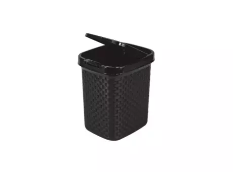 PAPELERA DE RATÁN CON CLIC - NEGRO 4,5 L 453012003 NITRON
