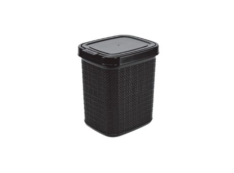 PAPELERA YUTE CON CLICK - NEGRO 4,5L 450012003 NITRON