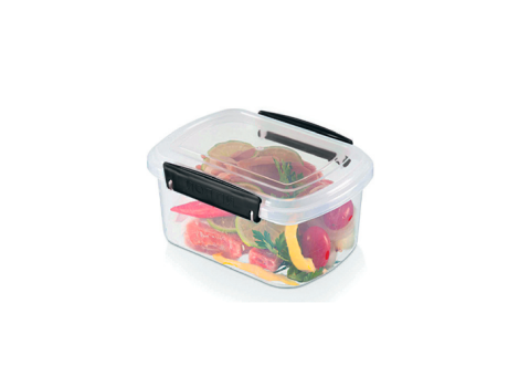 Imagen miniatura de POTE CON TRABAS LATERALES - NEGRO 1L 228012003 NITRON