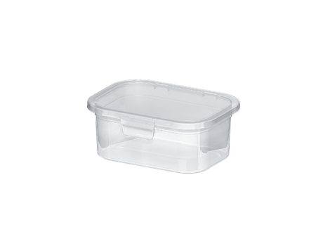 Imagen miniatura de RECIPIENTE CON TAPA FIJA - TRANSPARENTE 1L 556012001 NITRON