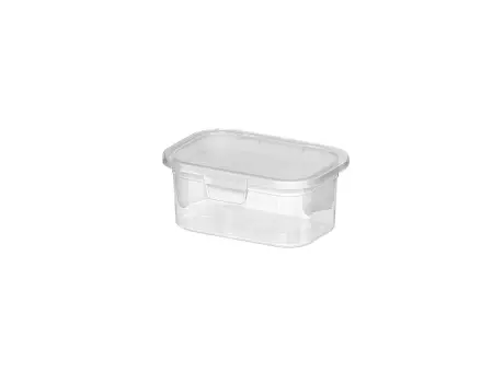 RECIPIENTE CON TAPA FIJA - TRANSPARENTE 600ML 555012001 NITRON