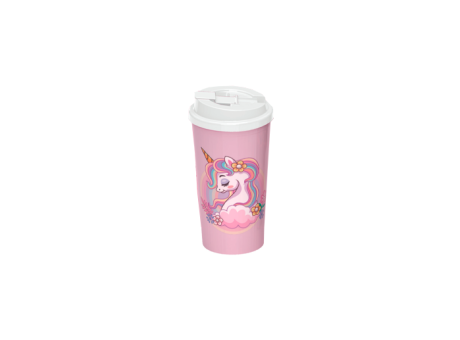TAZA CON TAPA - UNICORNIO 600ML 549012653 NITRON