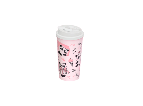 Imagen miniatura de VASO CON TAPA - PANDAS 600ML 549012654 NITRON