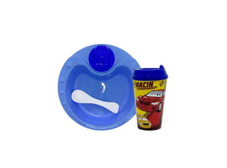 Imagen miniatura de KIT ALIMENTACION INFANTIL ALEGRIA-CARRO AZUL R: 01601422 NEOPLAS