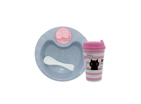 KIT ALIMENTACION INFANTIL ALEGRIA-GATO R: 01601423 NEOPLAS