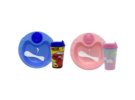 Imagen miniatura de KIT ALIMENTACION INFANTIL ALEGRIA-UNICORNIO/AUTITOS R: 01601424 NEOPLAS