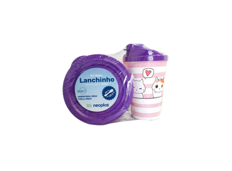 KIT ESCOLAR BABY LANCHINHO GATO R: 01431028 NEOPLAS