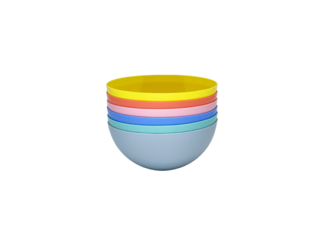 KIT TIGELA S.BOWL PP 500ML-COLORS C/6 UNIDADES R: 01181099 NEOPLAS