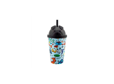 Imagen miniatura de VASO BABY ANIMALES PP 350 ML PERRO- AZUL BIC R: 01195729 NEOPLAS