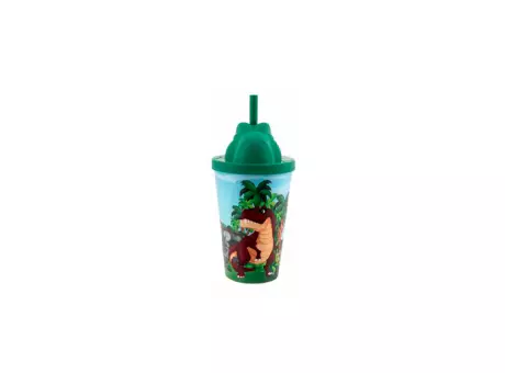 VASO BABY ANIMALES PP 350ML DINOSAURIO-VERDE R: 01195737 NEOPLAS