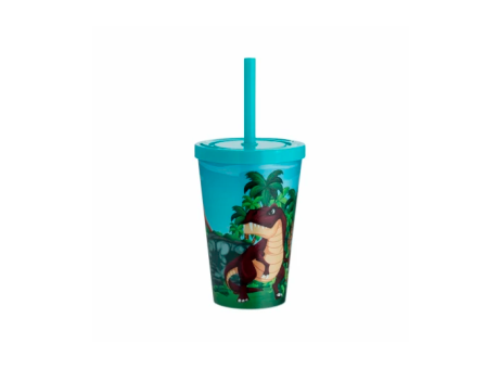 VASO BABY PP 350ML DINOSAURIO-AZUL TIFFANY R: 01195748 NEOPLAS