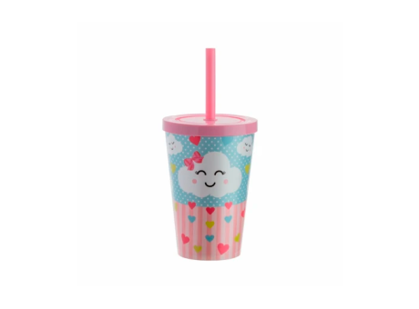 Imagen miniatura de VASO BABY PP 350ML LLUVIA DE AMOR-ROSABEBE R: 01195745 NEOPLAS