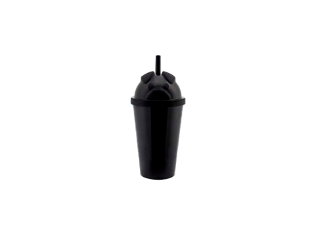 VASO HAPPY ANIMALES LISO PS 350ML - PERRO-NEGRO R: 01103415 NEOPLAS