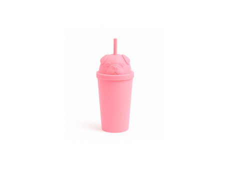 Imagen miniatura de VASO HAPPY ANIMALES PS 350ML PERRO-ROSA BEBE R: 01103523 NEOPLAS