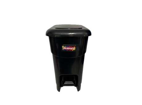 BASURERO CON PEDAL NEGRO 40 L R. 7543 PLASNEW