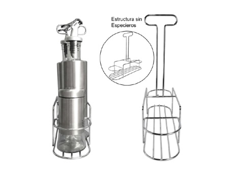 Imagen de SET CONDIMENTERO 4 PIEZAS F-3483-4PC