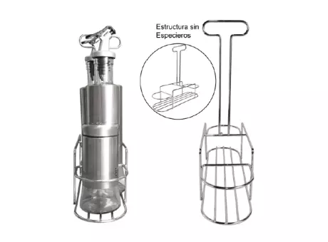 Imagen miniatura de SET CONDIMENTERO 4 PIEZAS F-3483-4PC