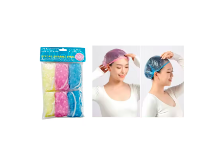 SET DE GORRO PARA DUCHA 6 PIEZAS E-3140