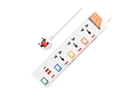 ZAPATILLA CON INTERRUCTOR Y USB C FY-904-4U