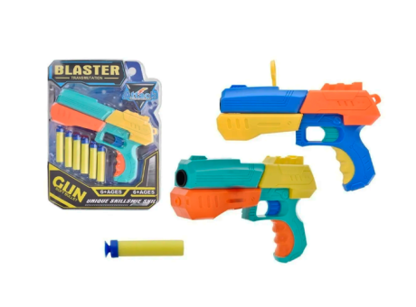 Imagen miniatura de PISTOLA CART C/BALA BLISTERS OMS689-3
