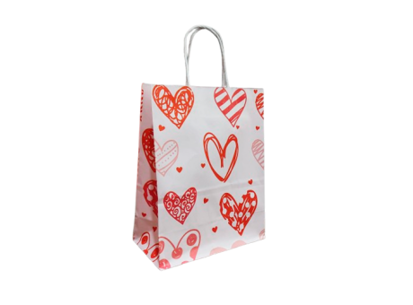 Imagen de BOLSA PAPEL DISEÑOS VARIOS 27X21X11CM UNIDAD