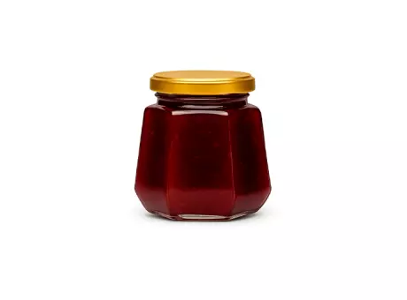 Imagen miniatura de FRASCO HEXAGONAL 230 ML VIDRIO