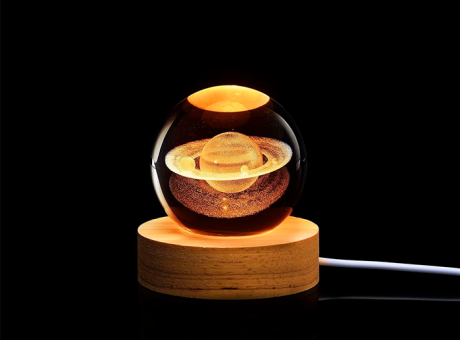 Imagen de BOLA DE CRISTAL 3D CON LED E-6279-8 SLR