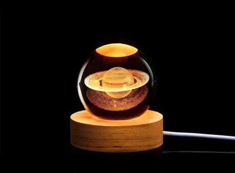Imagen miniatura de BOLA DE CRISTAL 3D CON LED E-6279-8 SLR
